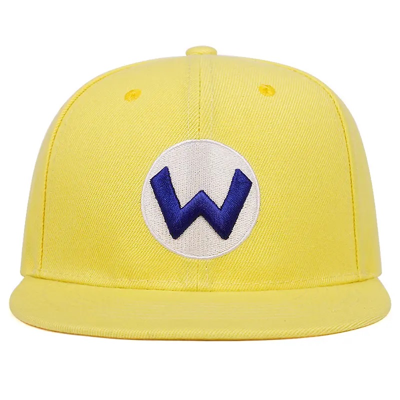 Módní ženy muži klobouk 3d výšivky Logo Snapback Cap 6 Panel Cotton Hip Hop Cap Outdoor Sport Flat Cap