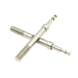 CNC obrábění tvarovaných dlouhých šroubů Lékařské díly Nestandardní části přizpůsobené přesné zpracování hřídele