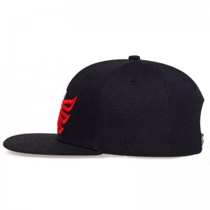 Velkoobchodní snapback cap vlastnínastavitelný hip hopový klobouk s logem vyrobeným v Pákistánu