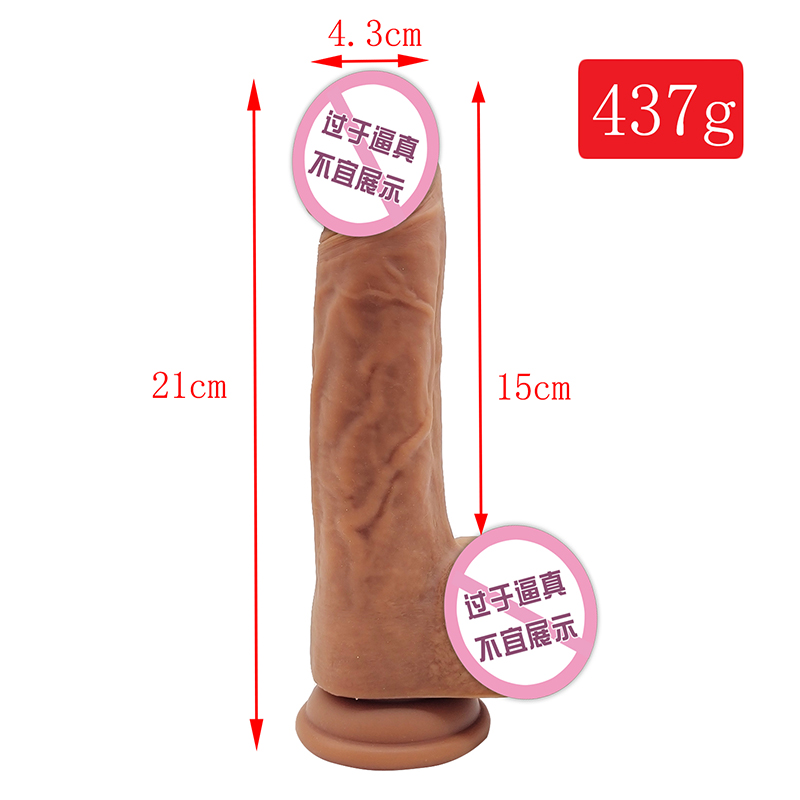 870 Velkoobchodní populární simulace penis penis didol sex hračka Sucker ženy obrovské realistické krystalové dildos pro ženy