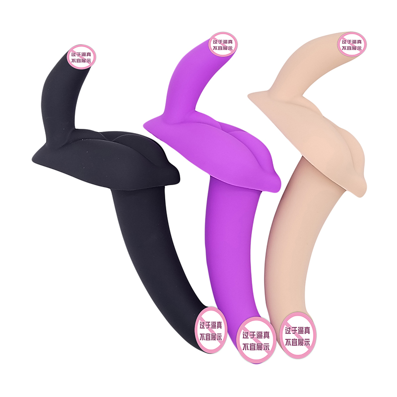850 Lesbická dvojitá hlava Purple Adult Sex Toys Turtle Double Headd Dragon Side skončil dildo pro páry ženy gay