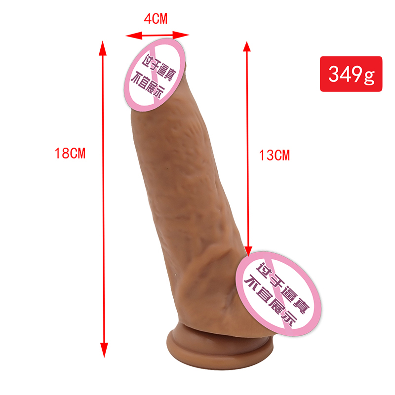 862 Realistické dildo silikonové dildo s přísavným pohárem G-Spot Stimulation Dildos Anal Sex Toys pro ženy a pár