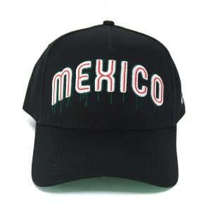 Velkoobchodní běh bavlny Custom Custom 3D Empoidery Structed A Frame Baseball Hat 5 Panel Sport Baseball Hats for Men Women