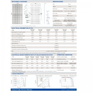 550 W-610 W Photovoltaic Solar Energy System Factory přímo prodej z Číny