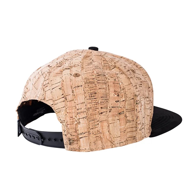 Nový design Pánské gorras 6 panelů vyšívací záplata Cork Baseball Cap Sportovní klobouky