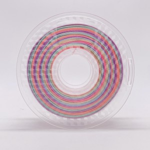 Silk Rainbow Multicolour Pla Filament Pastel Color1,75mm 3D tiskárna Pla vlákno