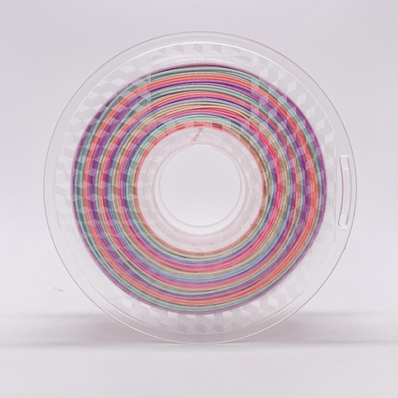 Silk Rainbow Multicolour Pla Filament Pastel Color1,75mm 3D tiskárna Pla vlákno