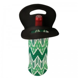 2023 Sublimace Neoprenový šampaňský chladič Jednoho červeného vína Tote Tote Bag Hot Water Bottle držáky