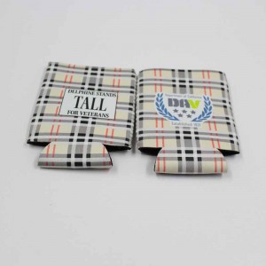 Vyrobeno v Číně Vlastní logo izolovanéneoprenové tvrdohlavé štíhlé pivní rukáv 12oz Can Cooler Coozies