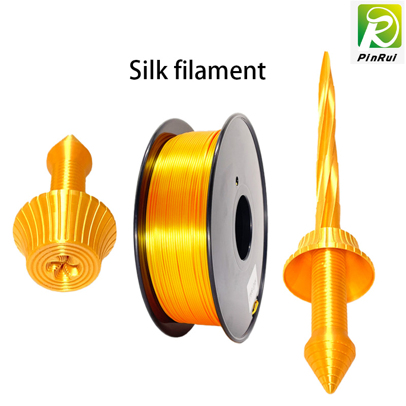 Pinrui 3D tiskárna 1.75mm Silk PLA vlákno pro 3D tiskárnu