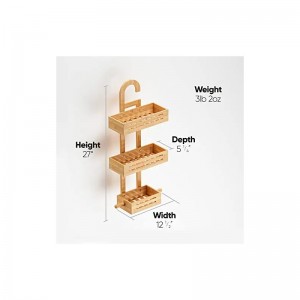 Celkový bambusový zavěšený sprchový stojan