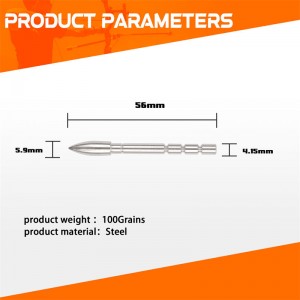 100 grain Insert Bullet Point pro ID4,2 mm uhlíkové šipky