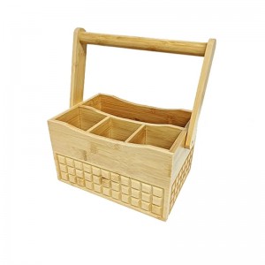Bambusové víceúčelové držáky úložiště kompartmentu