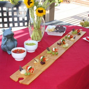 Bamboo Puzzle Party Platter