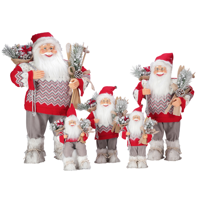 T24-Y004 30 ~ 110 cm Vánoce Santa Claus Dekorace