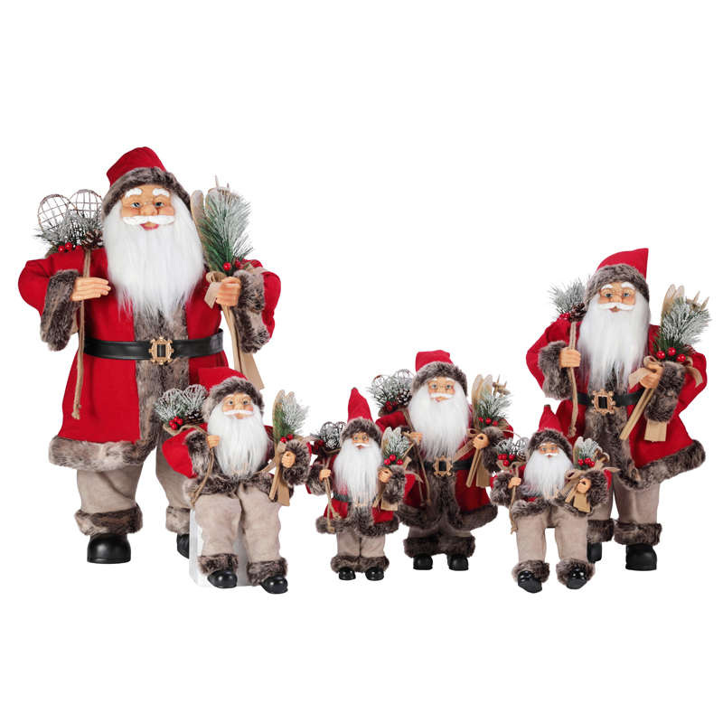 T24-Z003 30 ~ 110 cm Vánoce Santa Claus Dekorace