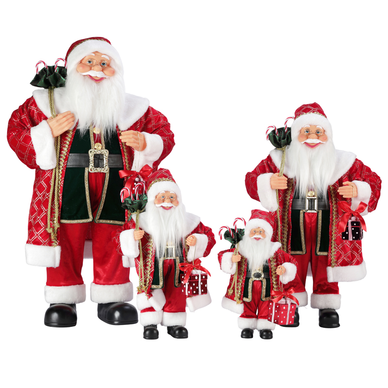 T24-Y003 30 ~ 110 cm Vánoce Santa Claus Dekorace