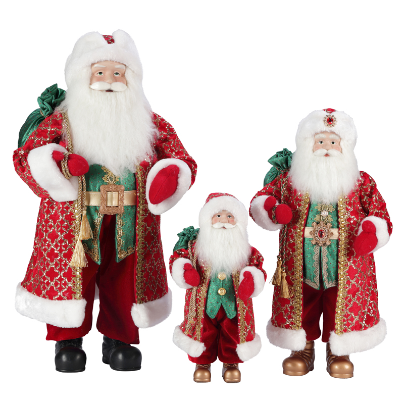 TM-S018 30 ~ 110 cm Vánoce Santa Claus Dekorace