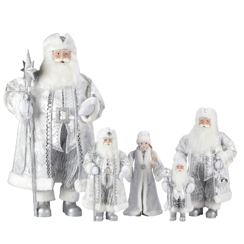 TM-S009 30 ~ 110 cm Vánoce Santa Claus Dekorace