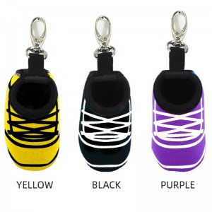 Velkoobchod Neopren Dva golfové míče balicí kapsy pasy Přizpůsobené pouzdro golfového míče s háčkem