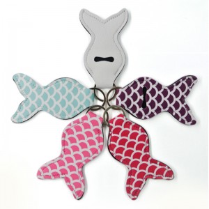 Vlastní velkoobchodní sublimace prázdné balzámna rty Neopren Chapstick Holders Keychain