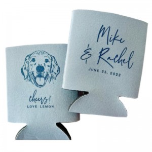 Velkoobchodní pěnový chladič tvrdohlavý držák pivo může izolované rukávy Slim Cheap 3 4 5mm 330 ml chladicího koozy s logem