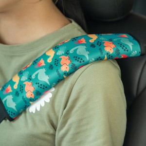 Natucare Kids Reflexníneoprenový bavlněný bezpečnostní kryt černý omyvatelný