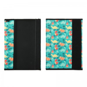 Natucare Kids Reflexníneoprenový bavlněný bezpečnostní kryt černý omyvatelný