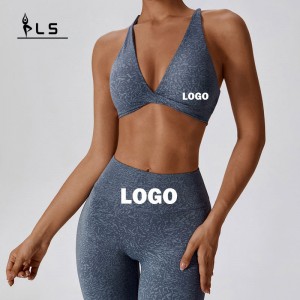 SC1054 Jóga sada fitness žena 2024 Sport Bra and Leggings Print Fitness Yoga Wear Gymn