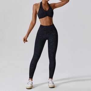 SC1054 Jóga sada fitness žena 2024 Sport Bra and Leggings Print Fitness Yoga Wear Gymn