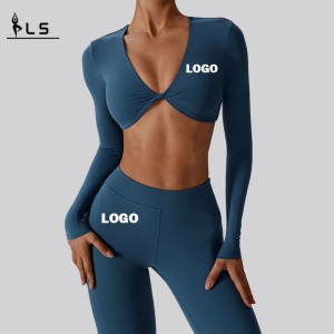 SC1078 Custom Crop Top Legging Suit