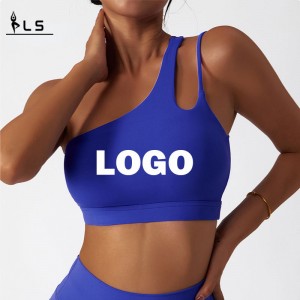 SC10171 Quakeproof Padded Sport Fitness Workout Gym Sports Bra One Rameno High Impact Support Vest Shockproof Sportovní podprsenka