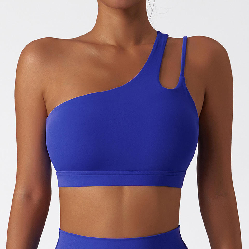 SC10171 Quakeproof Padded Sport Fitness Workout Gym Sports Bra One Rameno High Impact Support Vest Shockproof Sportovní podprsenka