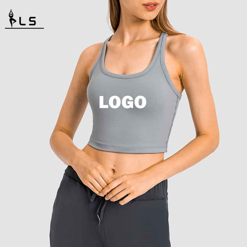 SC10241 TOPS Rychle suchénamontovanénádrž Tank Top Gym Sports Yoga Fitness Crop Tops Tank Top Trička