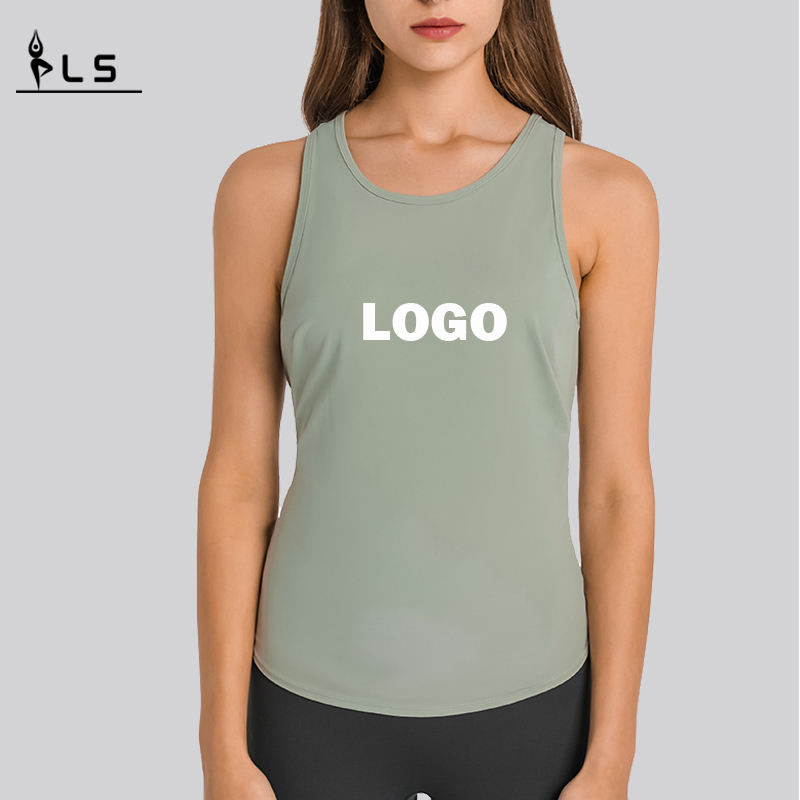 SC10253 TOPS Rychle suchénamontovanénádrž Tank Top Gym Sports Yoga Yoga Tank Top Otevřená záda