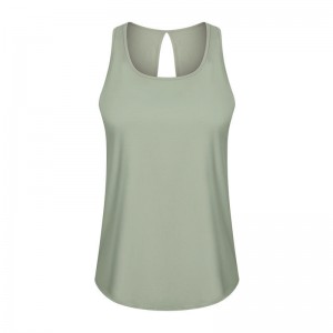 SC10253 TOPS Rychle suchénamontovanénádrž Tank Top Gym Sports Yoga Yoga Tank Top Otevřená záda