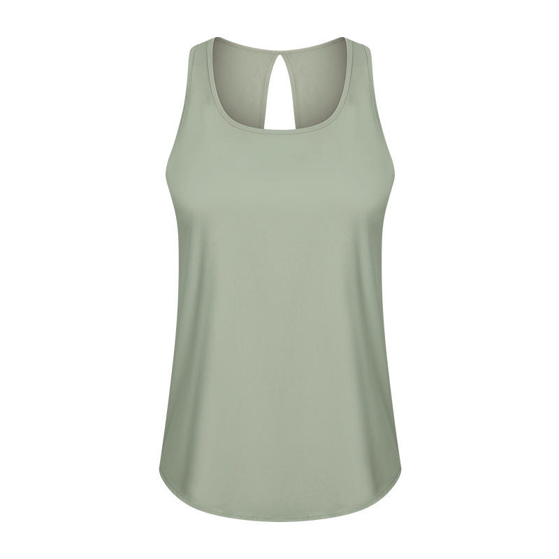 SC10253 TOPS Rychle suchénamontovanénádrž Tank Top Gym Sports Yoga Yoga Tank Top Otevřená záda