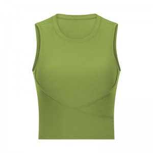 SC10254 Vest SPORTSWEAR TRINKOUT Jóga Tank Top for Woman Ribbed polstrovaná podprsenka s jógou tankem