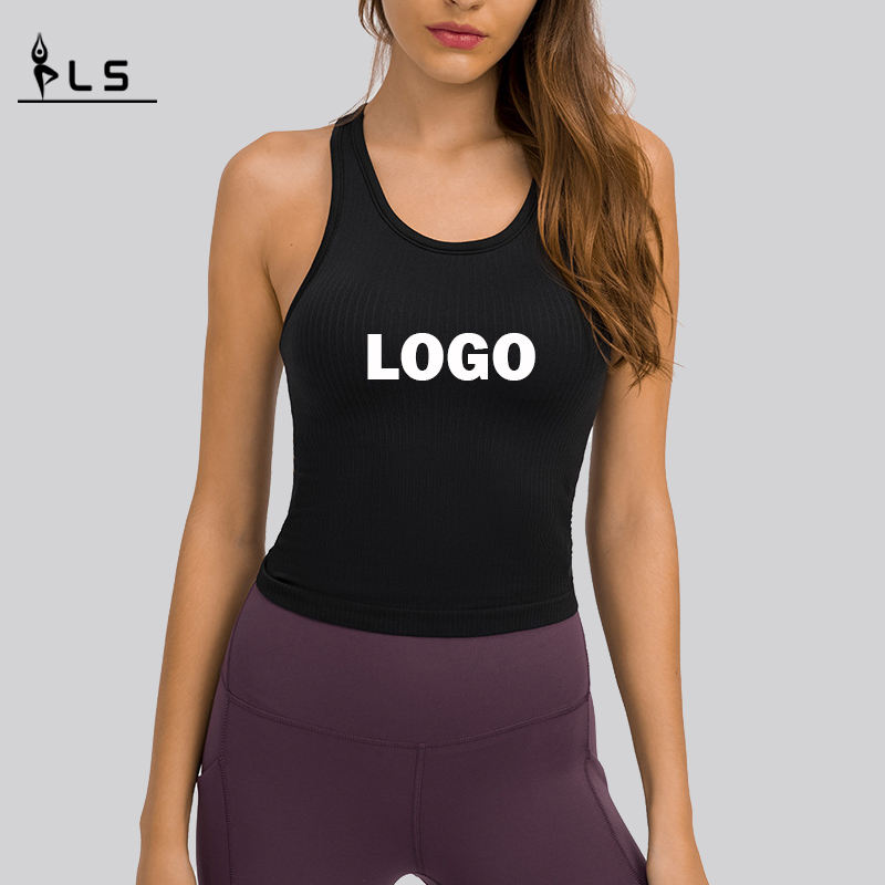 SC102510 Fitness Tank Tank Top Women \\'s trička Rib Tank Top Women Yoga Gym Fitness Workout Vest Vest Oděv