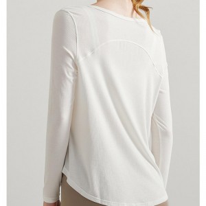 SC10261 Sportovní košile Žena fitness Top Women Sexy Sports Scorim Thirs Sports Yoga Workout volné rychlé suché tričko Ženy