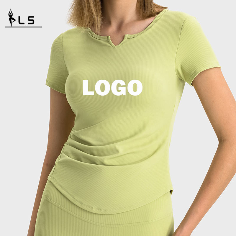 SC10274 Slim Fit tričko ženy sportovní těsné montáže s dlouhým rukávem jógové tričkonosit jógu Oděv pro ženy jóga Top Gym T-Shirt