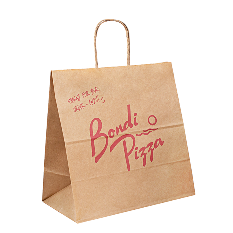 Velkoobchodna vlastní luxusní řemeslo dárek Brown White Balení Bolsa de Papel Printed Shopping Bag Kraft Paper Bags s vlastním logem
