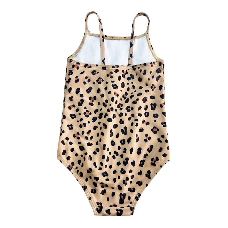 Ofalter jednodílný flouncy leopard tisk