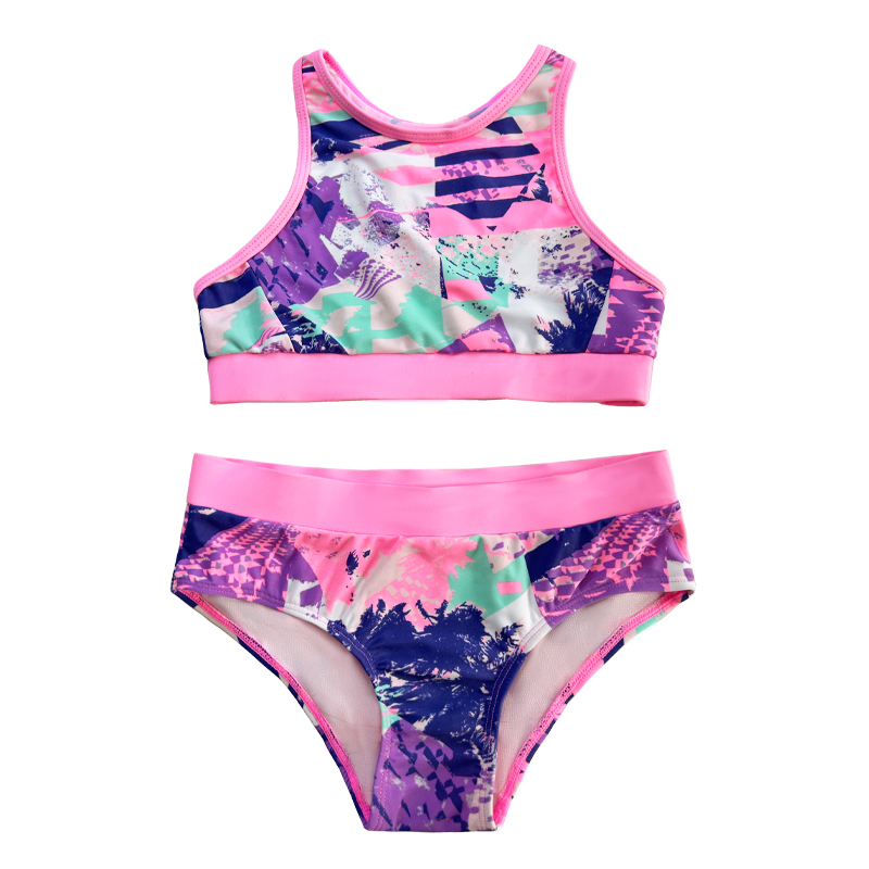Camisole Twice Printed Swimsuit for Kids