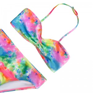 Děti \\\\ \'plavky s barvou krku a gradientu