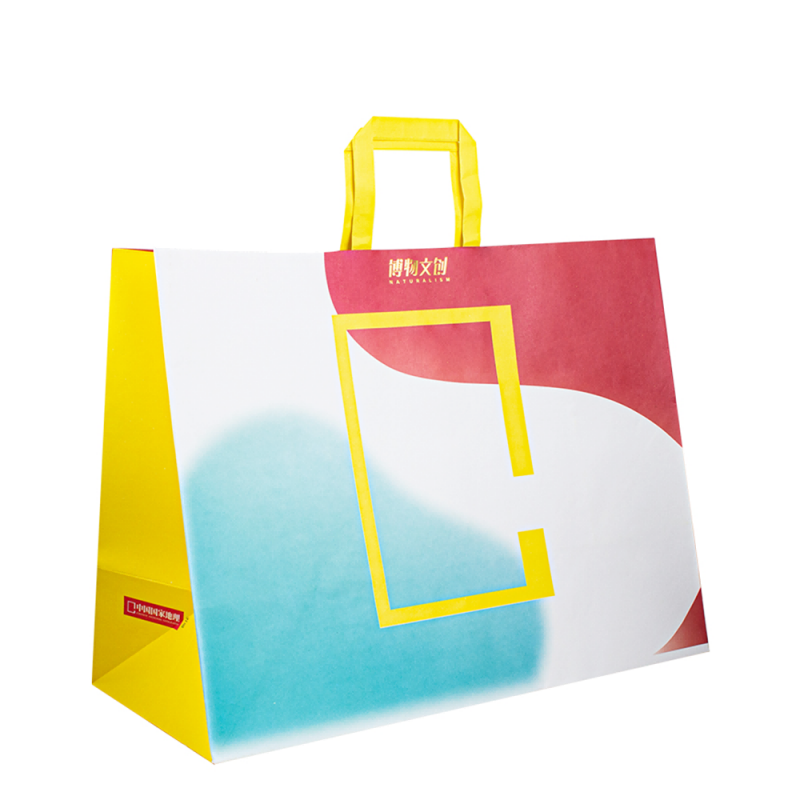 Velká velikost velkoobchodní cena hnědá krafta papírový sáček s vlastním tisk logo Shopping Paper taška