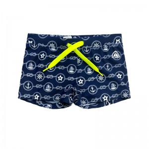 Tištěné pevné barvy plavání kufrů pro chlapce