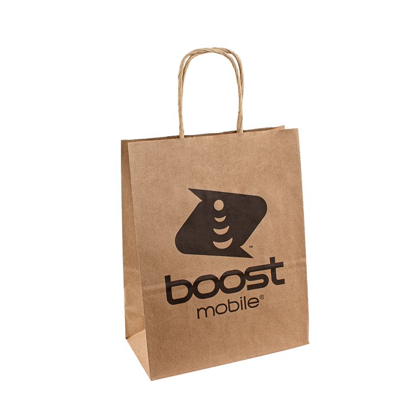 Kraft Paper Balení Bag Paper Kraft Bag Vlastní papírové sáčky s úchytynávrhářských papírových sáčků