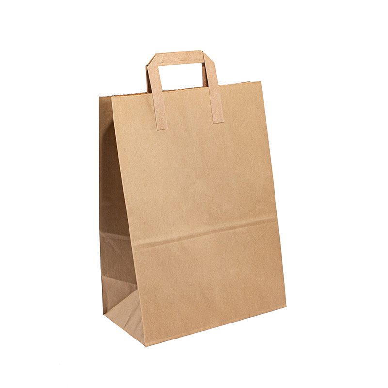 Kraft Retail Bolsas luxusní papírový sáček s vlastním logem Kraft Papír s držadlem