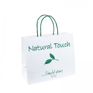 papírový sáček popisovač hnědých papírových sáčků Print Handle Designer pro balení papírového sáčku dárek